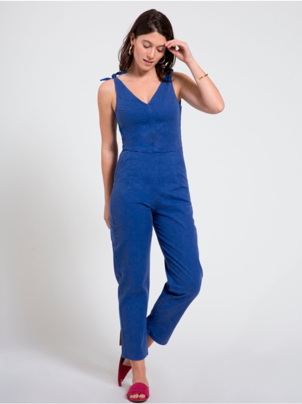 Loup Jumpsuit Slate Coveralls in Royal Blue
